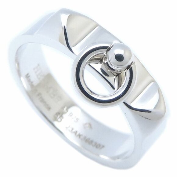 HERMES Silver Ring #56 - Picture 1 of 8